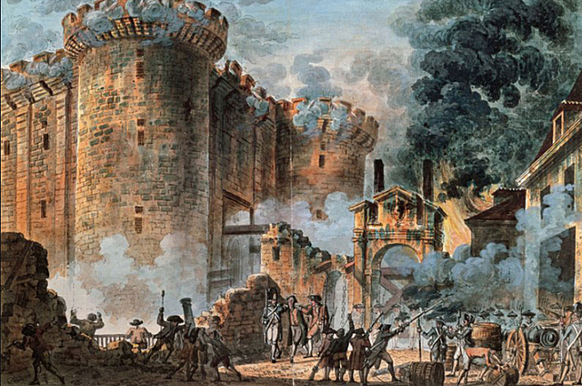 The storming of the Bastille
