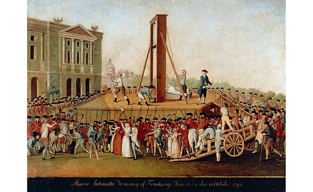 Marie Antoinette Guillotined