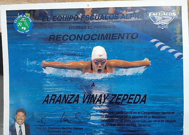 Despedida de natación