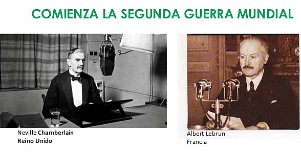 Gran Bretaña y Francia le declaran la guerra a Alemania.