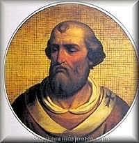 El papa le pide ayuda a Pipino el Breve