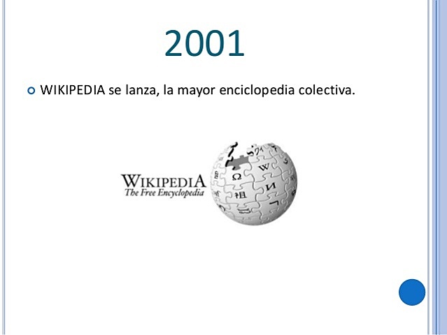 Se crea Wikipedia