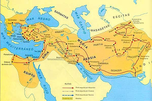 Conquista de Egipto por Alendro Magno