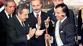 Timeline: Presidencias de Argentina entre  1983-1999