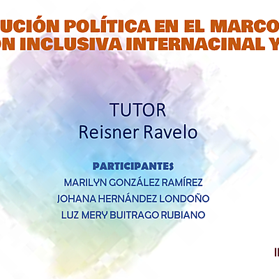 Timeline: EVOLUCIÓN POLÍTICA EN EL MARCO DE LA EDUCACIÓN INCLUSIVA INTERNACIONAL Y NACIONAL