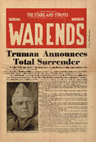 Prime Minister Chifley announces the end of WW2