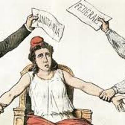 Timeline: Federalismo vs Centralismo. Descentralizacion