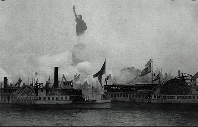 Statue of Liberty unveiled