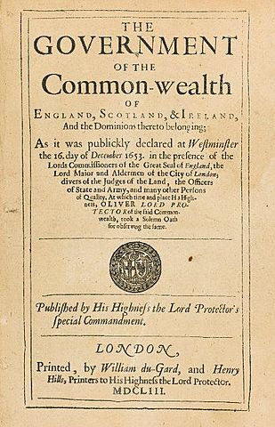 “Instrument of Government”