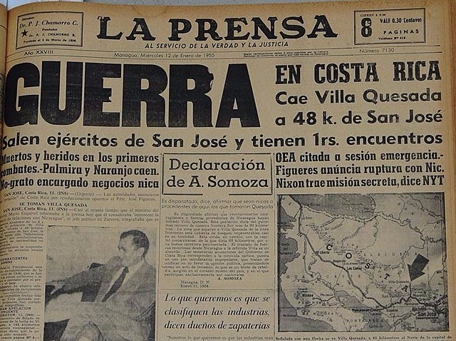 Declaracion de Guerra a Costa Rica