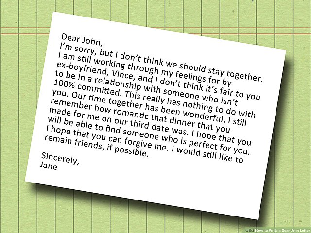 Dear John letter