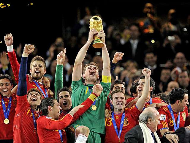 España gana la Copa Mundial de fútbol