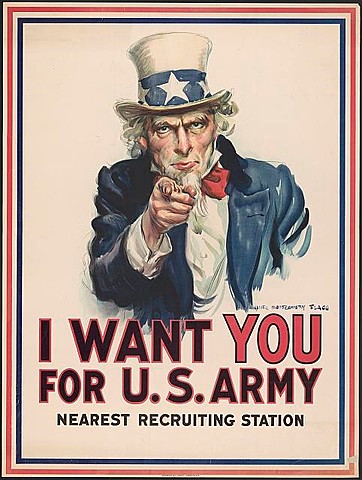 Military recruitment and propaganda during WWII