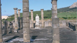 Timeline: Roman empire become a period of peaceand ends.