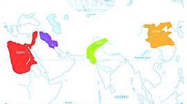 Timeline: Primeras civilizaciones / Taller Carlos Leduc Montaño / Semestre 2021-1 / Octubre 2020 / Martínez Pacheco Isabel / Arq. Vivero Correa Lucía