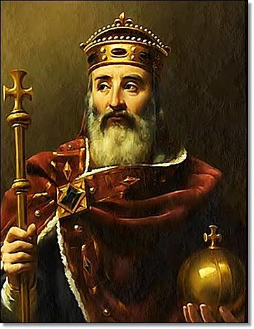Carlomagno es coronado Emperador de Occidente.