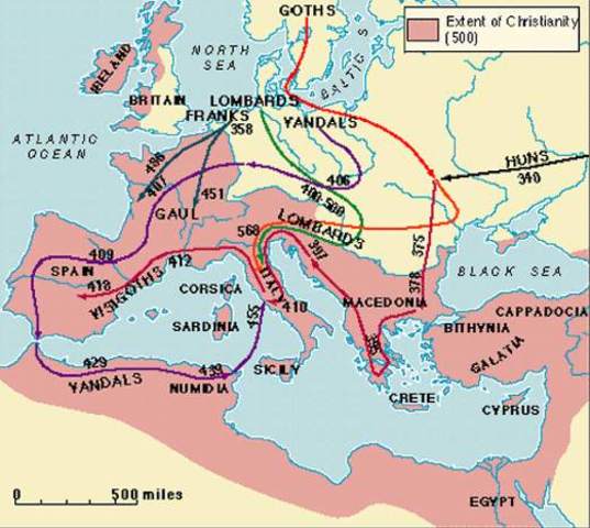 Diocletian divides the empire.
