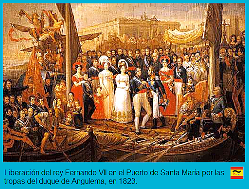 Fernando VII vuelve a España. Manifiesto de los persas.
