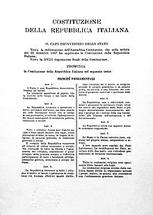 Constitución Italiana