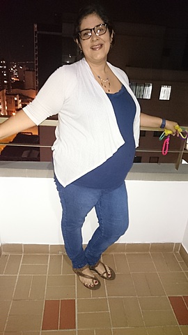 En la barriguita de mami