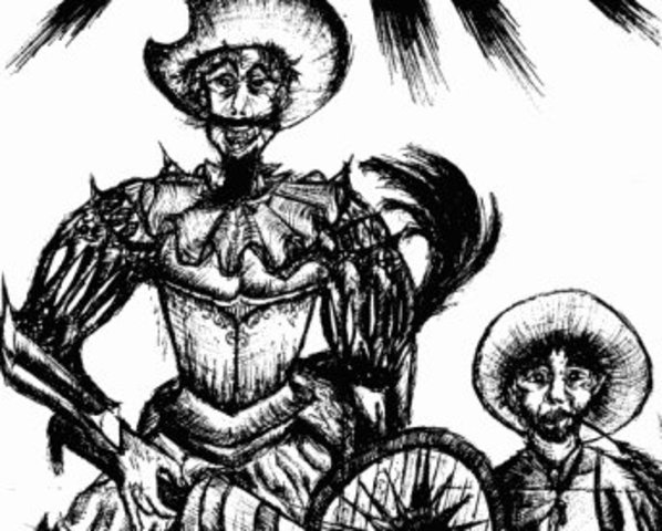 se da una pelea en la cual participa el quijote pero al tener unos toquesde vino casi pierde la vida