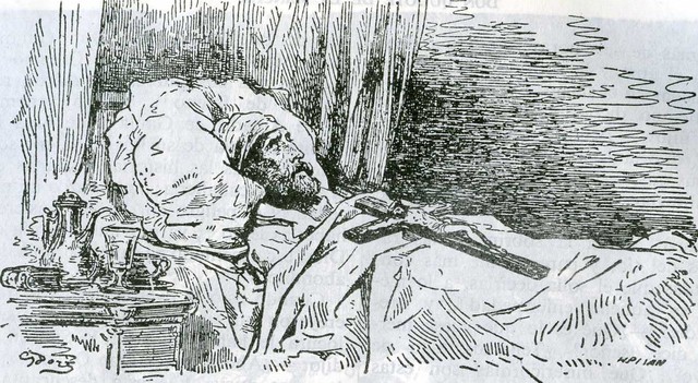 don quijote escribe su testamento para que sancho se quede con su mpoca erencia y este muere