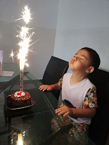 Celebrando en familia mis tres años