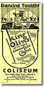 Armstrong, la King Oliver Creole Jazz Band