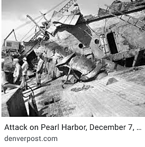 Japanese attack US Navy in Pearl Harbor