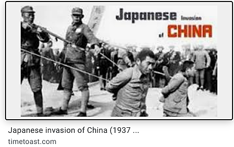 1937 Japan invades China