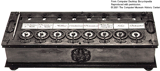 La pascalina (Blaise Pascal)