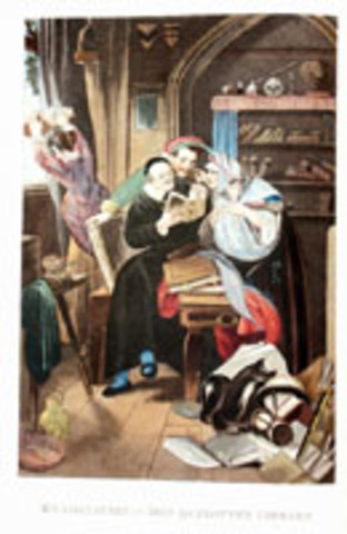 Quema de la biblioteca