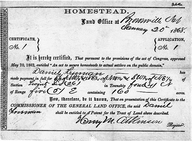 The Homestead Act