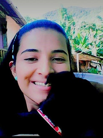 I WAS WALKING WITH MY FAMILY AND MY DOG