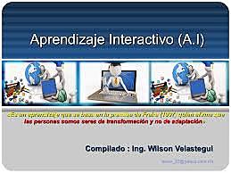 Educación a distancia  tercera generación "Aprendizaje Interactivo"