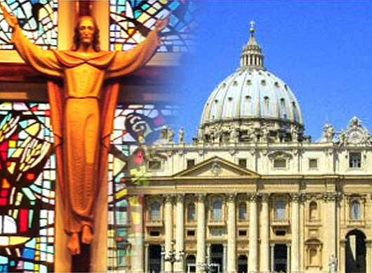 El catolicismo se vuelve la religion oficial.