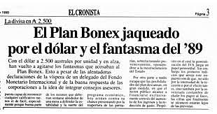 PLAN  BONEX 89