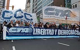 División de sindicatos Nuevos actores