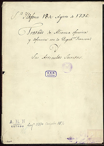 Segundo Tratado de San Ildefonso.