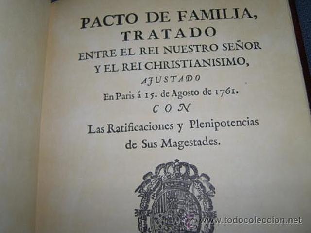 Tercer Pacto de Familia y derrota en la guerra de los Siete Años.