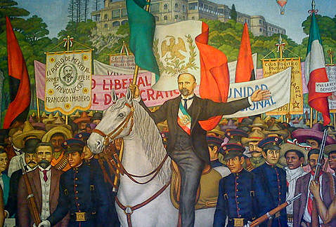 Inicio de la revolución mexicana.