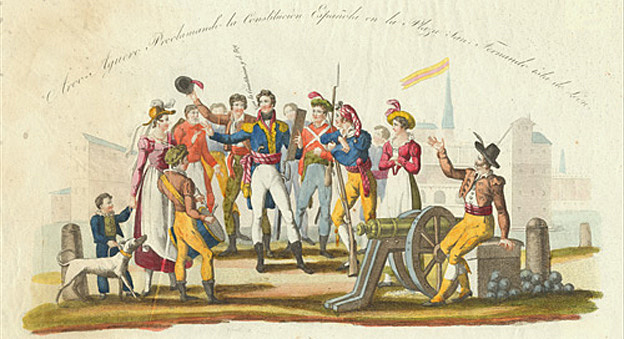 Fernando VII vuelve a España. Manifiesto de los persas.