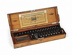 Invención del aritmómetro