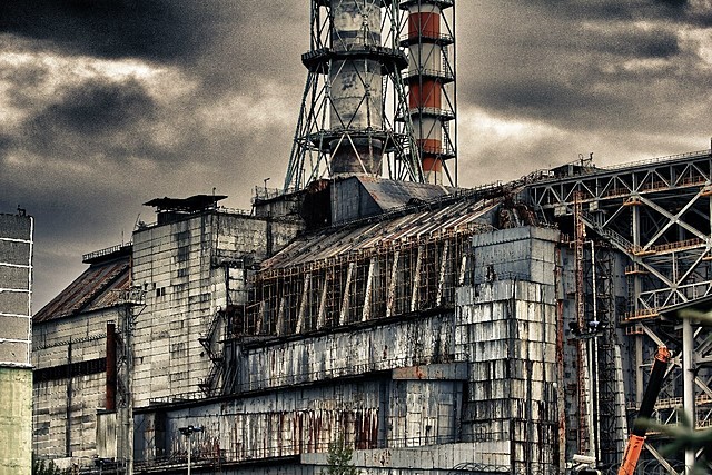 Desastre nuclear Chernobyl.