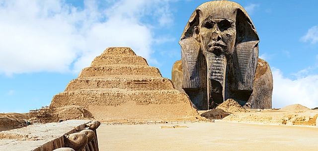 Pharaoh Djoser, 1st Built Pyramid