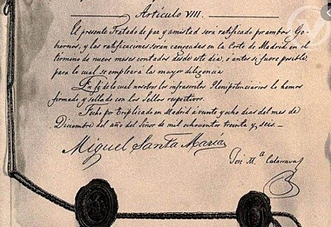 Reconocimiento de la independencia de América.