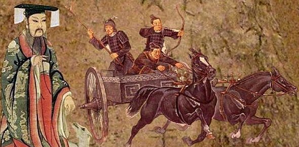 As the Xia crumbled, likely under an oppressive king, (slide #5) the Shang arose