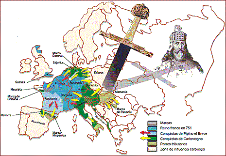 Nacimiento del imperio Carolingio