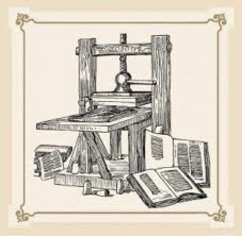 Instal.lació de la impremta a Montserrat