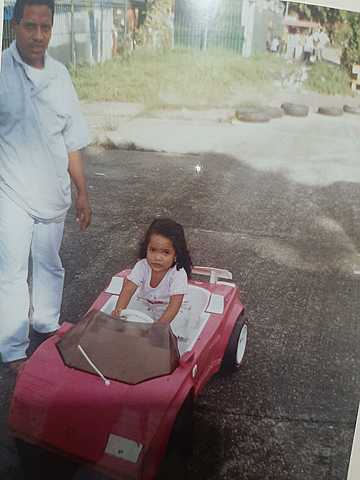 Happy using my first car.